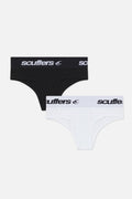 Basic Black & White Pack Shorties