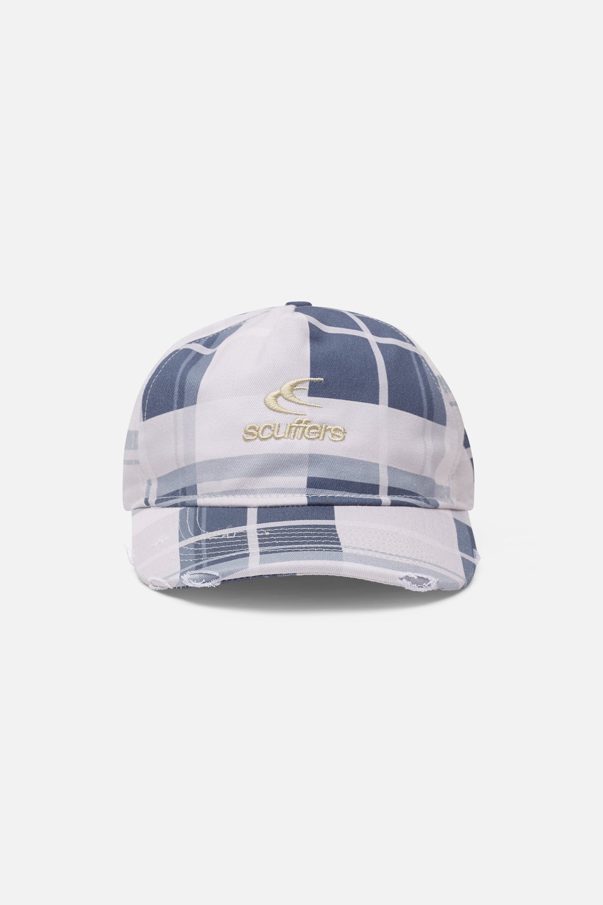Checks Blue Cap