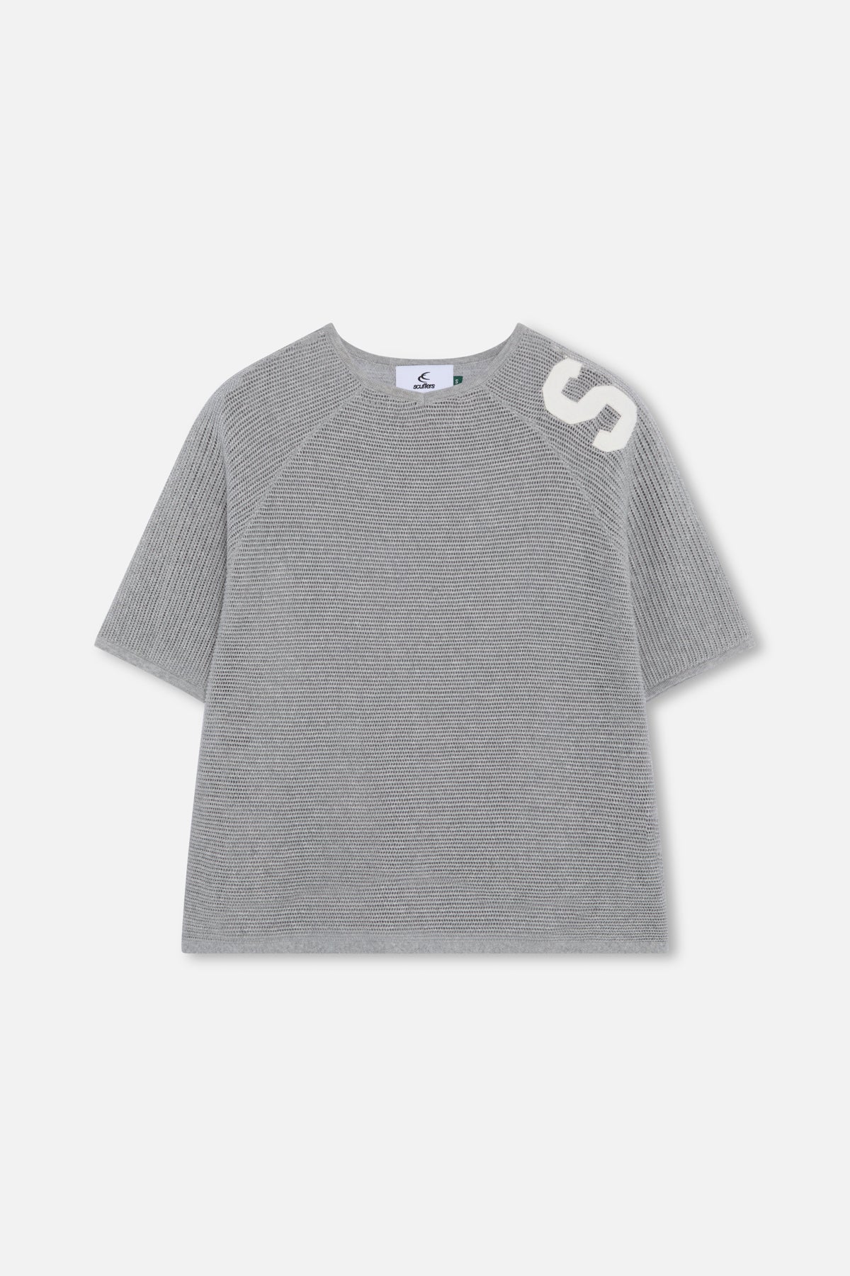 Beacon Light Grey Knit Polo