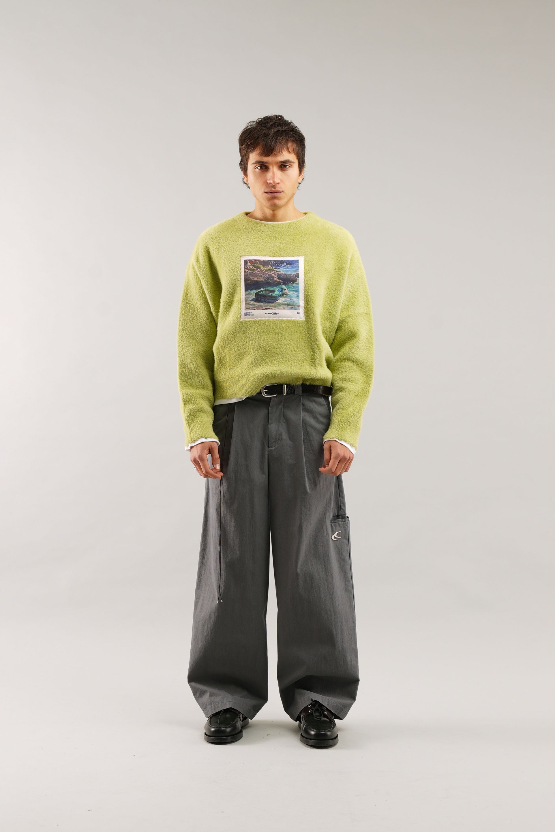 Oil #1 Green Knit