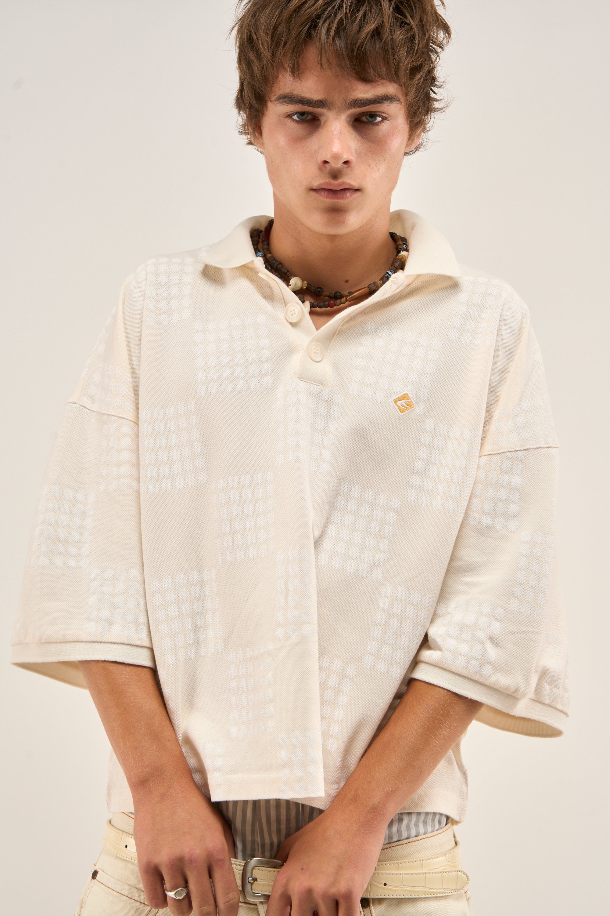 Chess Ecru Polo