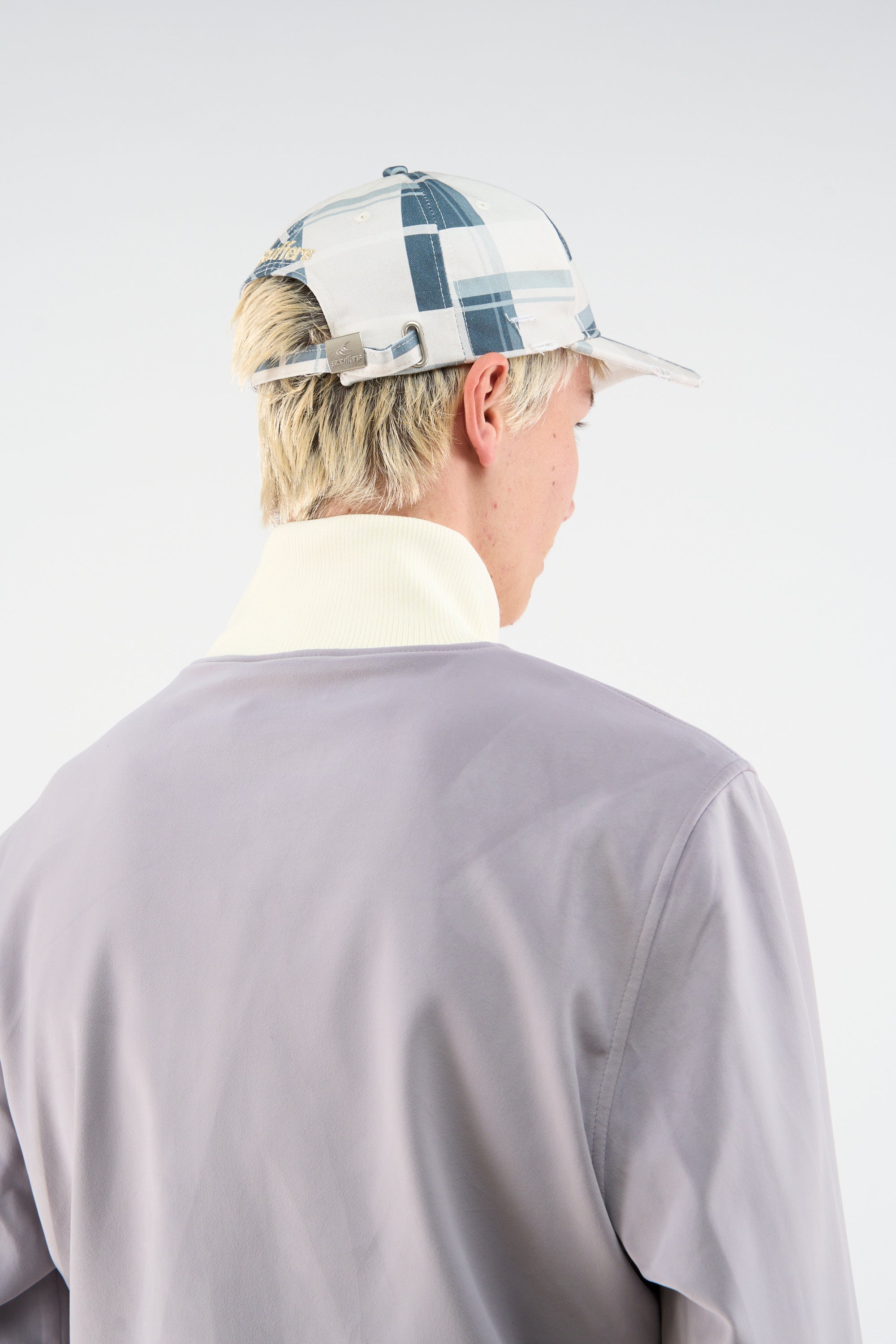 Checks Blue Cap