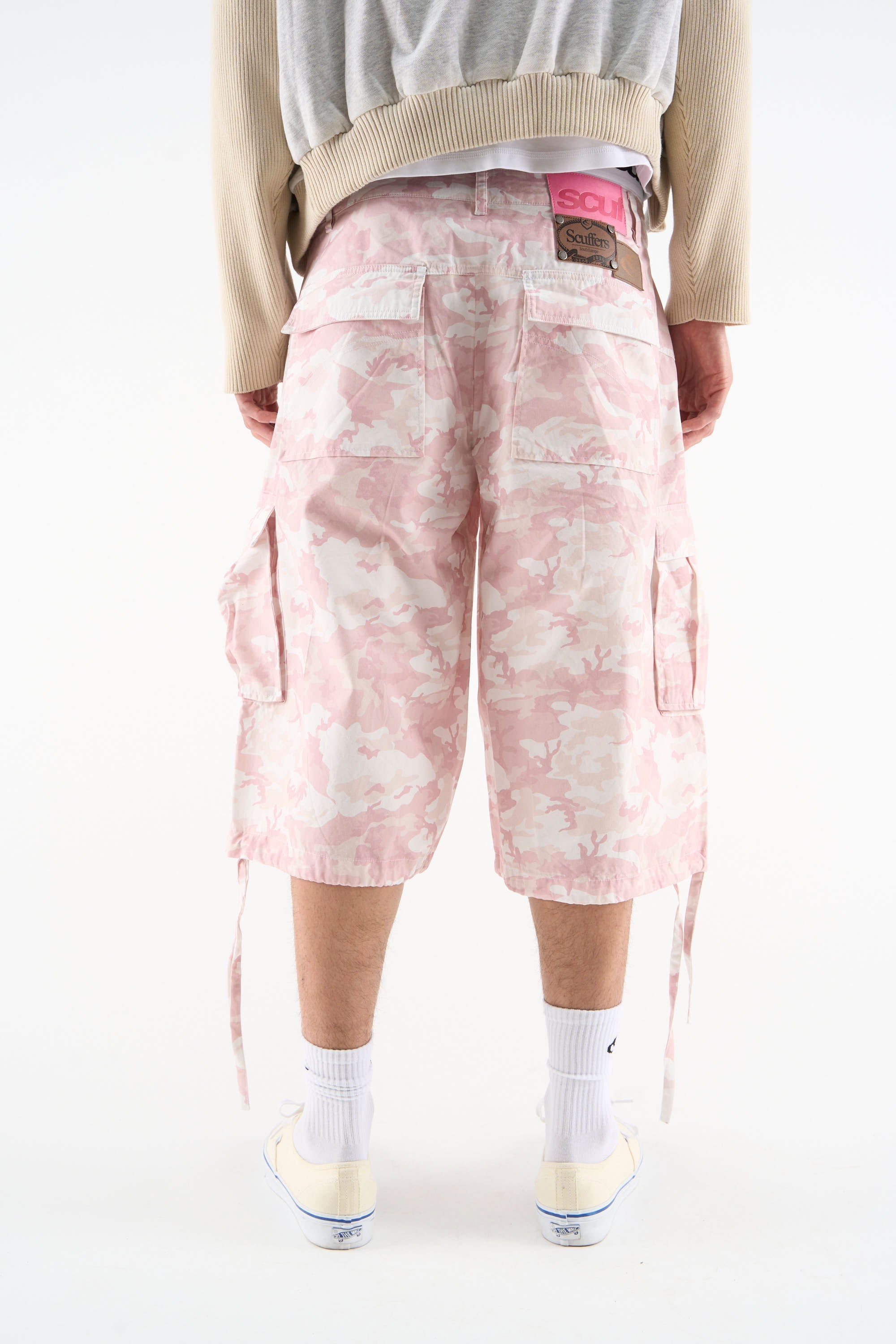 Funk Pink Camo Jorts