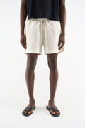 Pinstripe White Swimpants