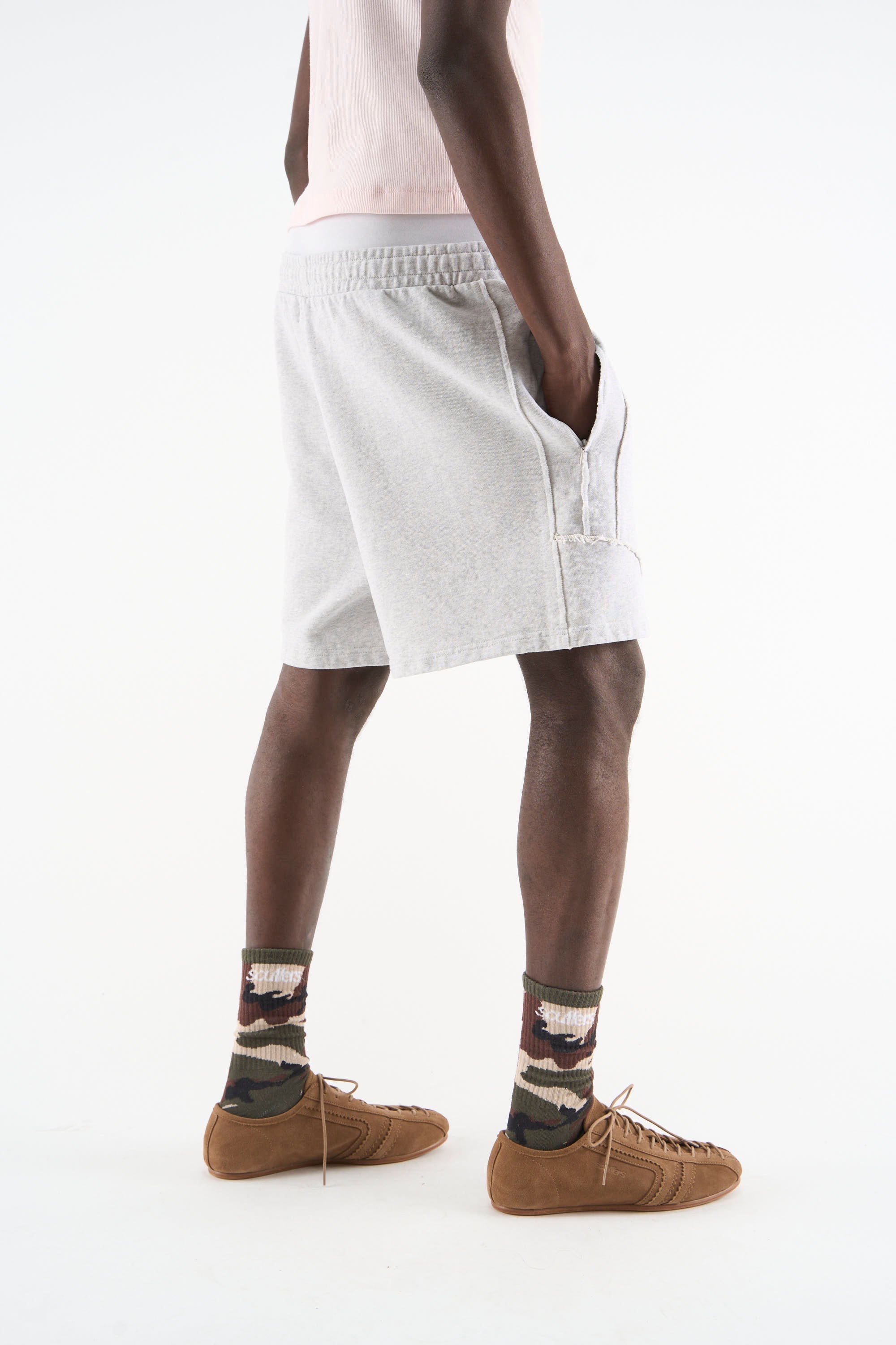 Couture Sport Grey Melange Shorts