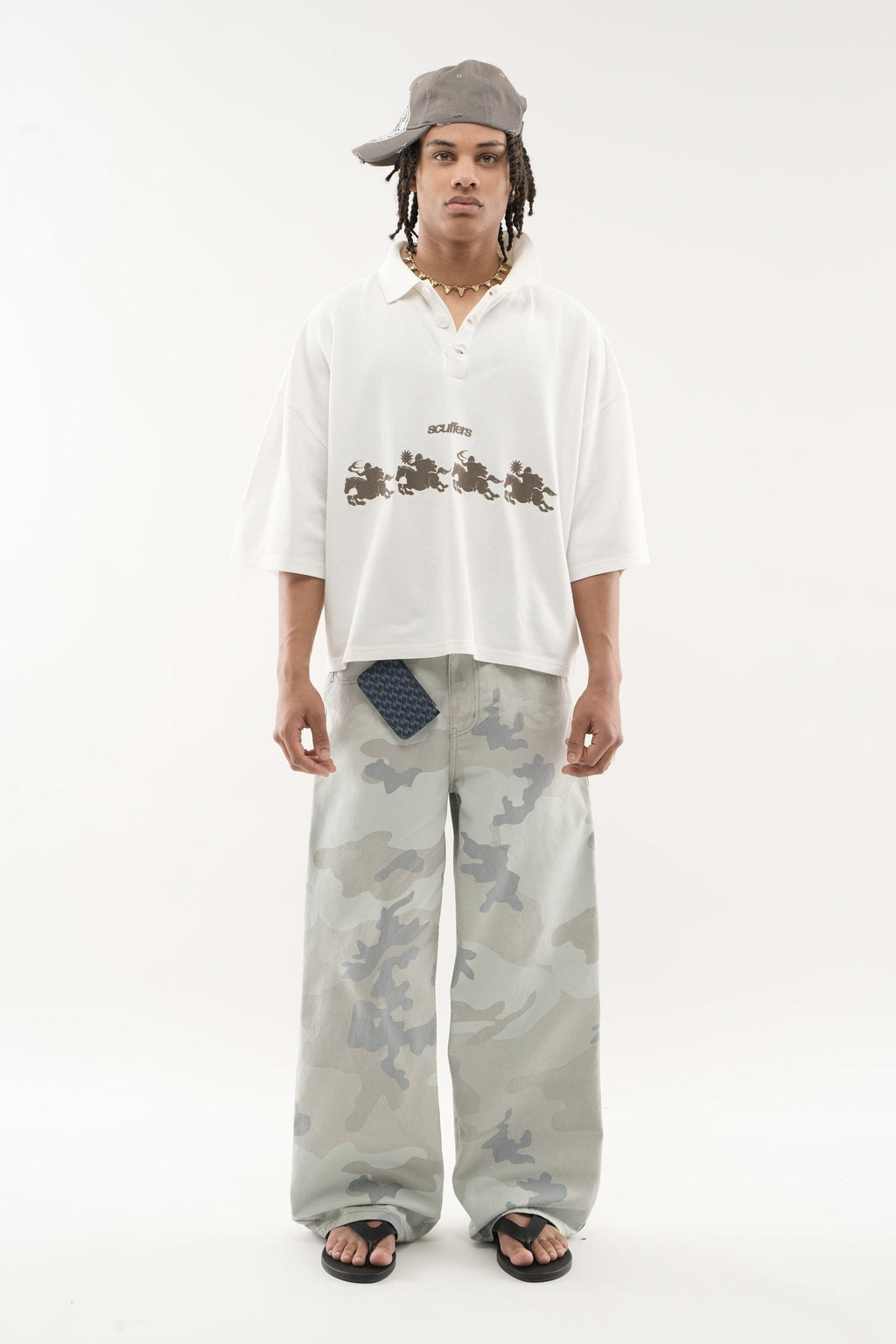 The Race Ecru Polo