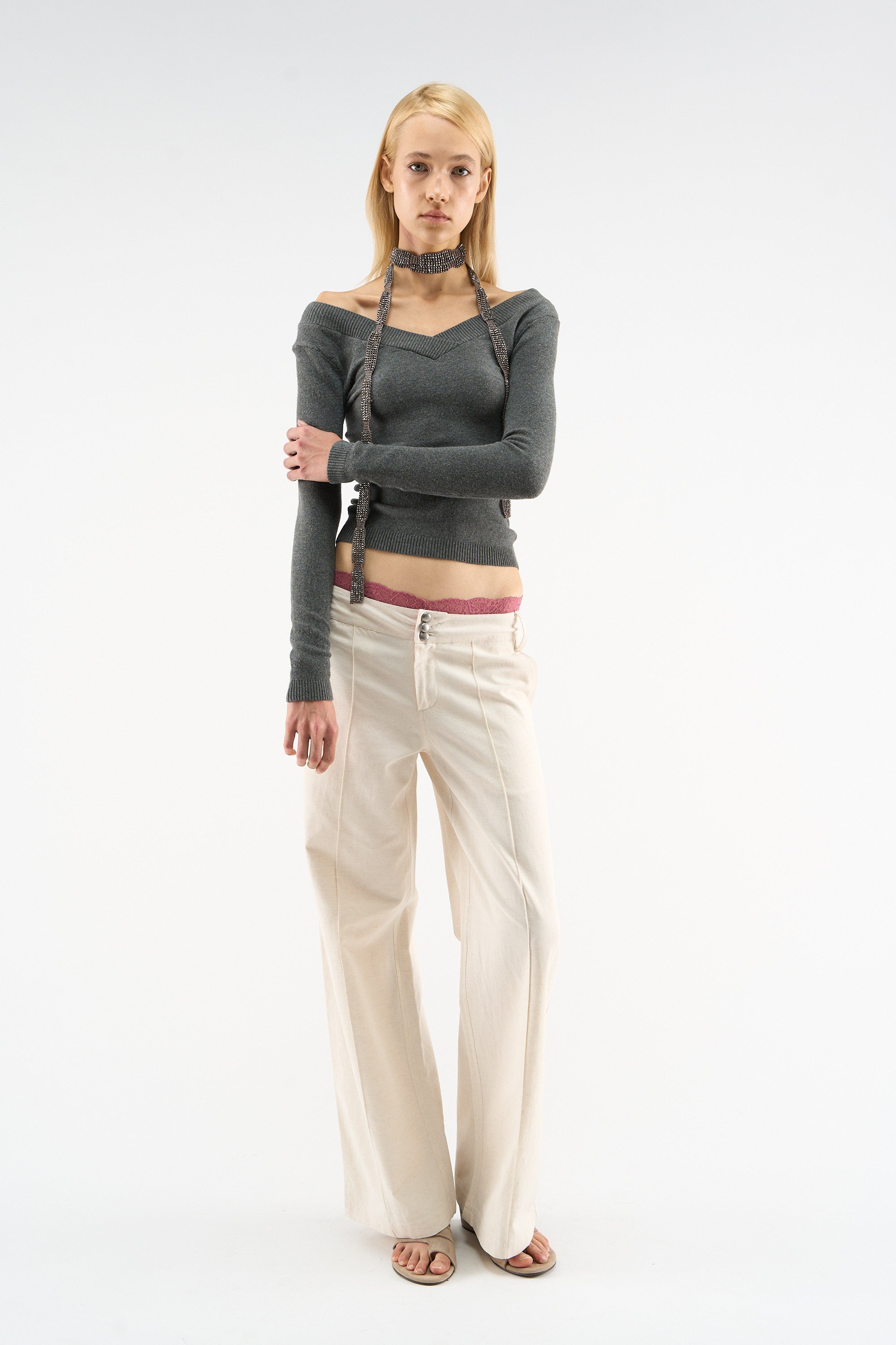 Summer Tailoring White Pants