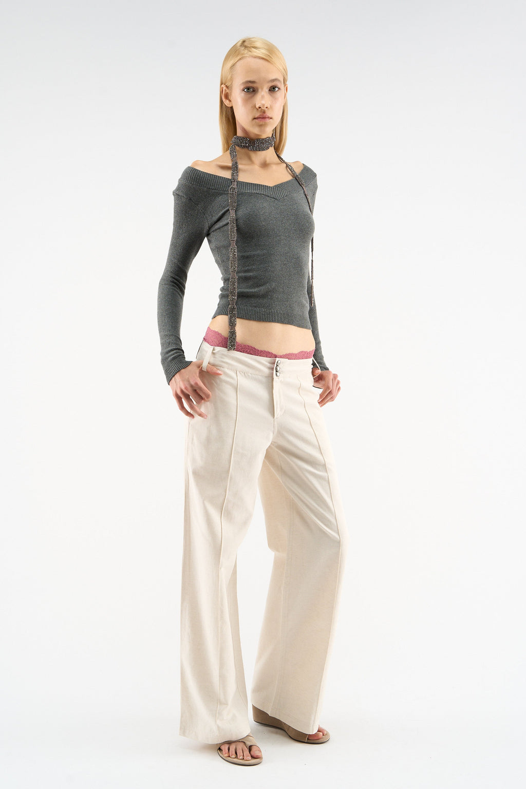 Summer Tailoring White Pants