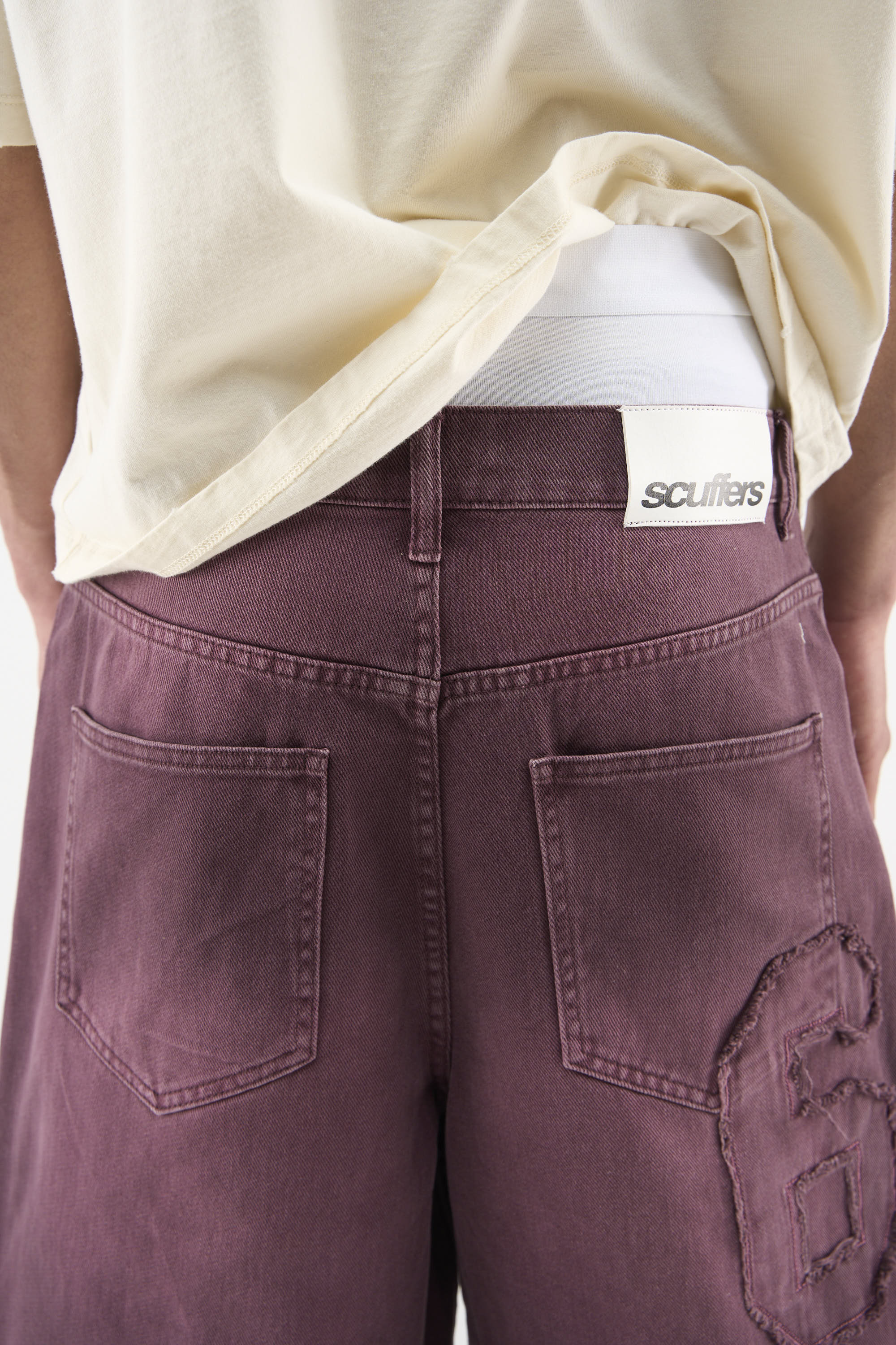 OPS Burgundy Jorts