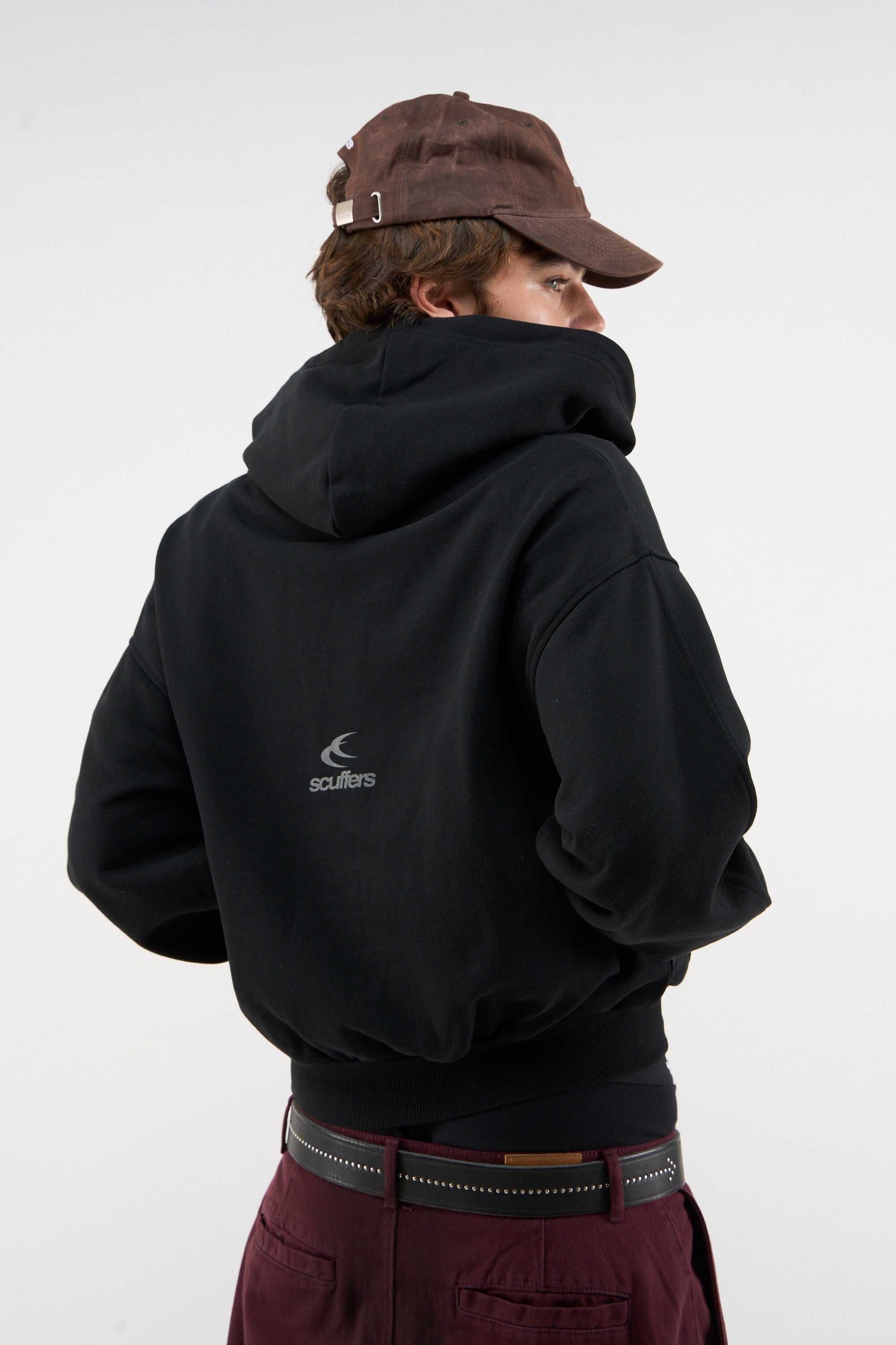 Steel Black Zipper