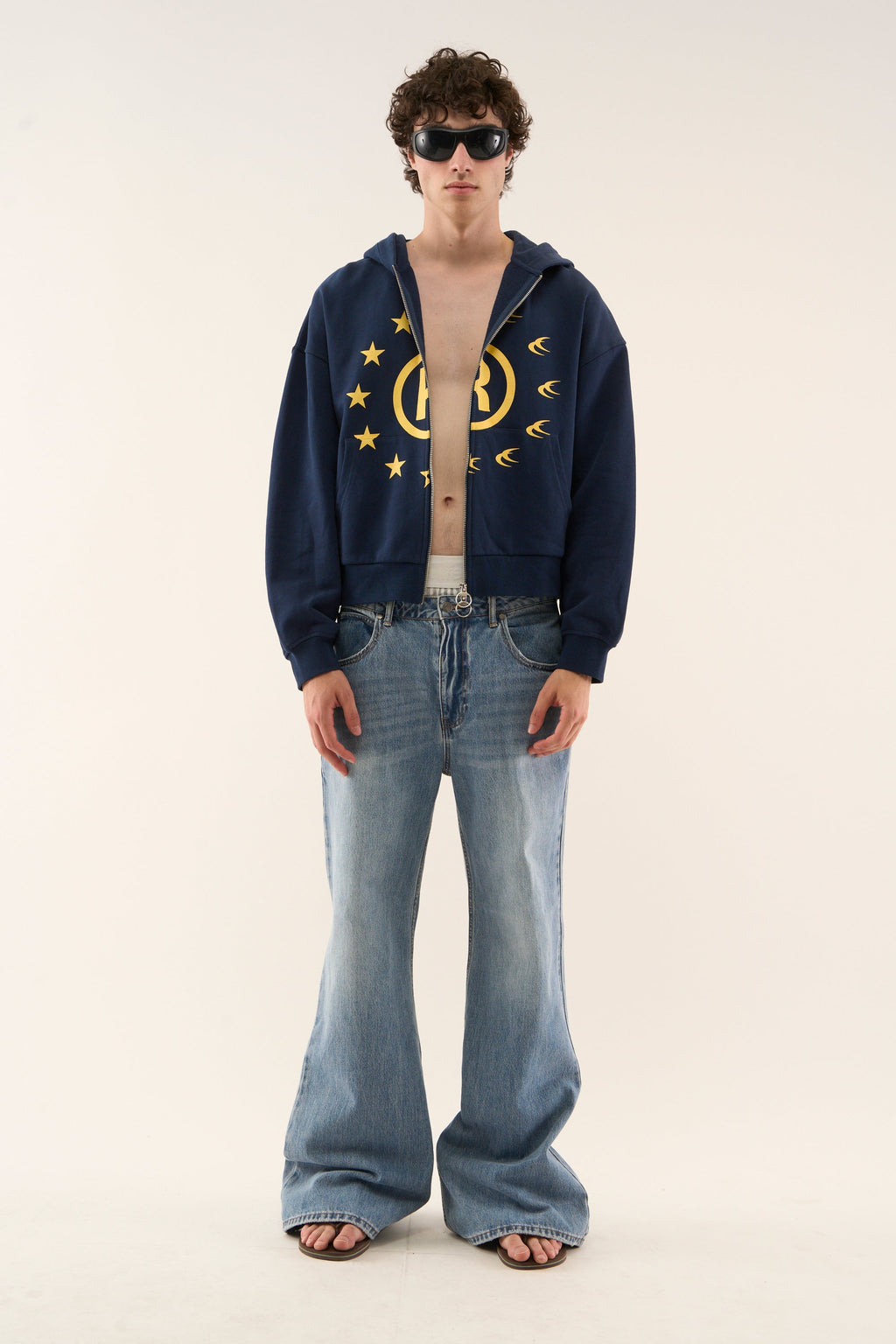 Confused Navy Zipper