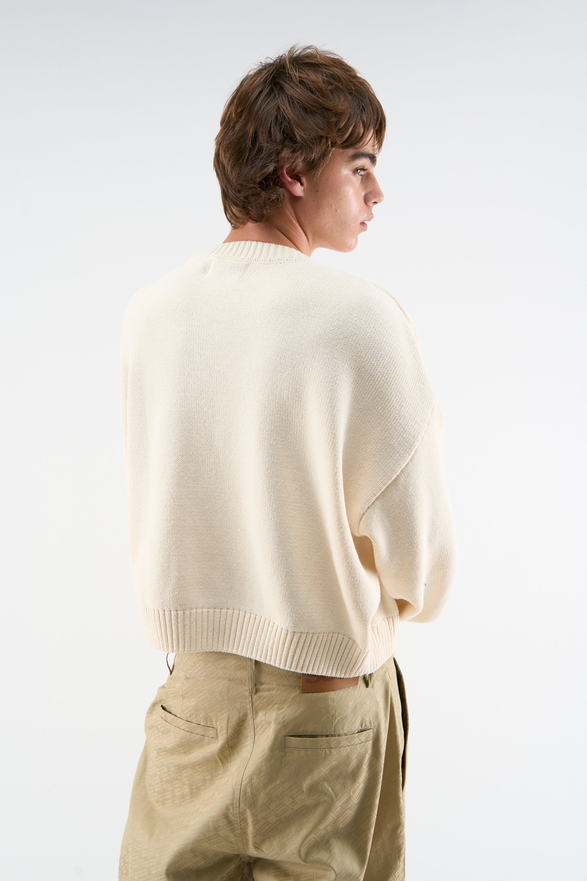 Flag Ecru Knit