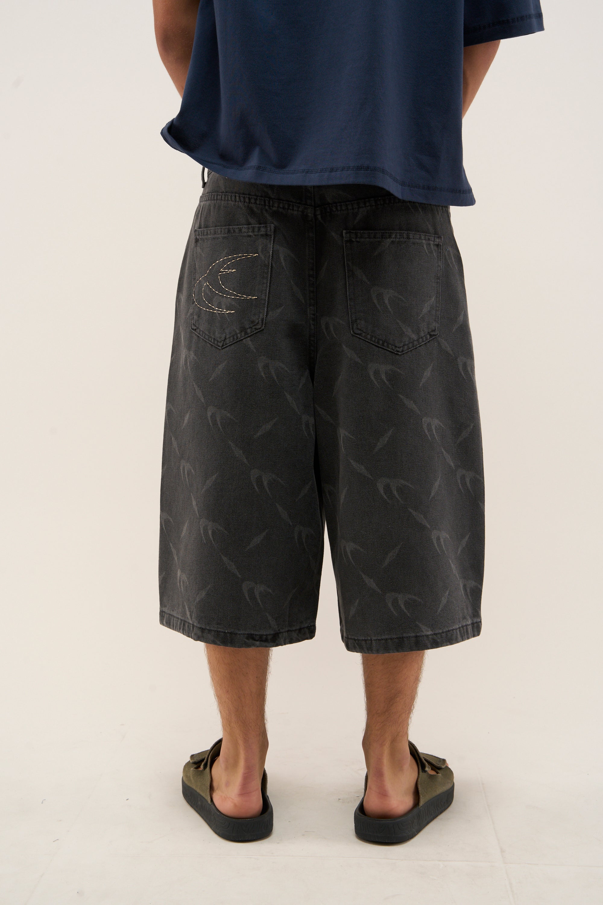 Silver Dark Jorts