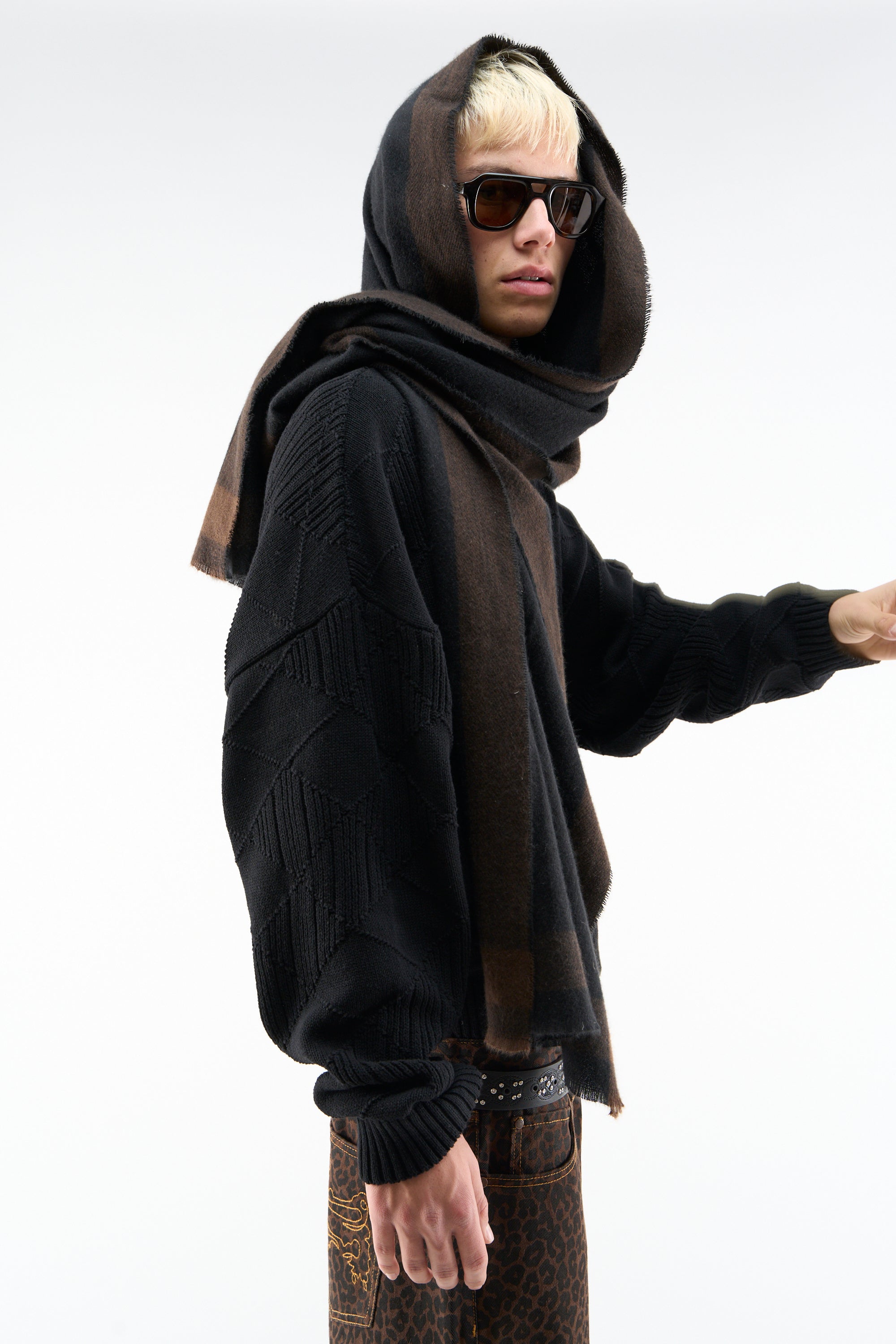 Martine Black Knit