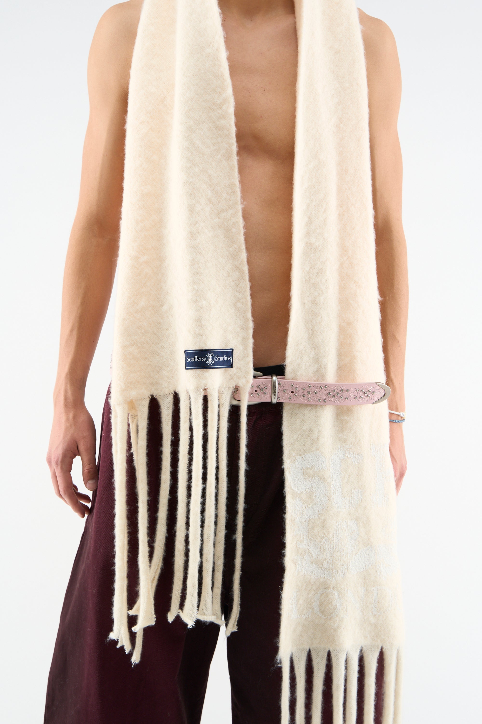 London Ecru Scarf