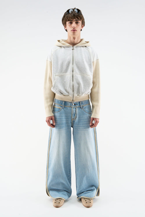 Brief Light Blue Pants