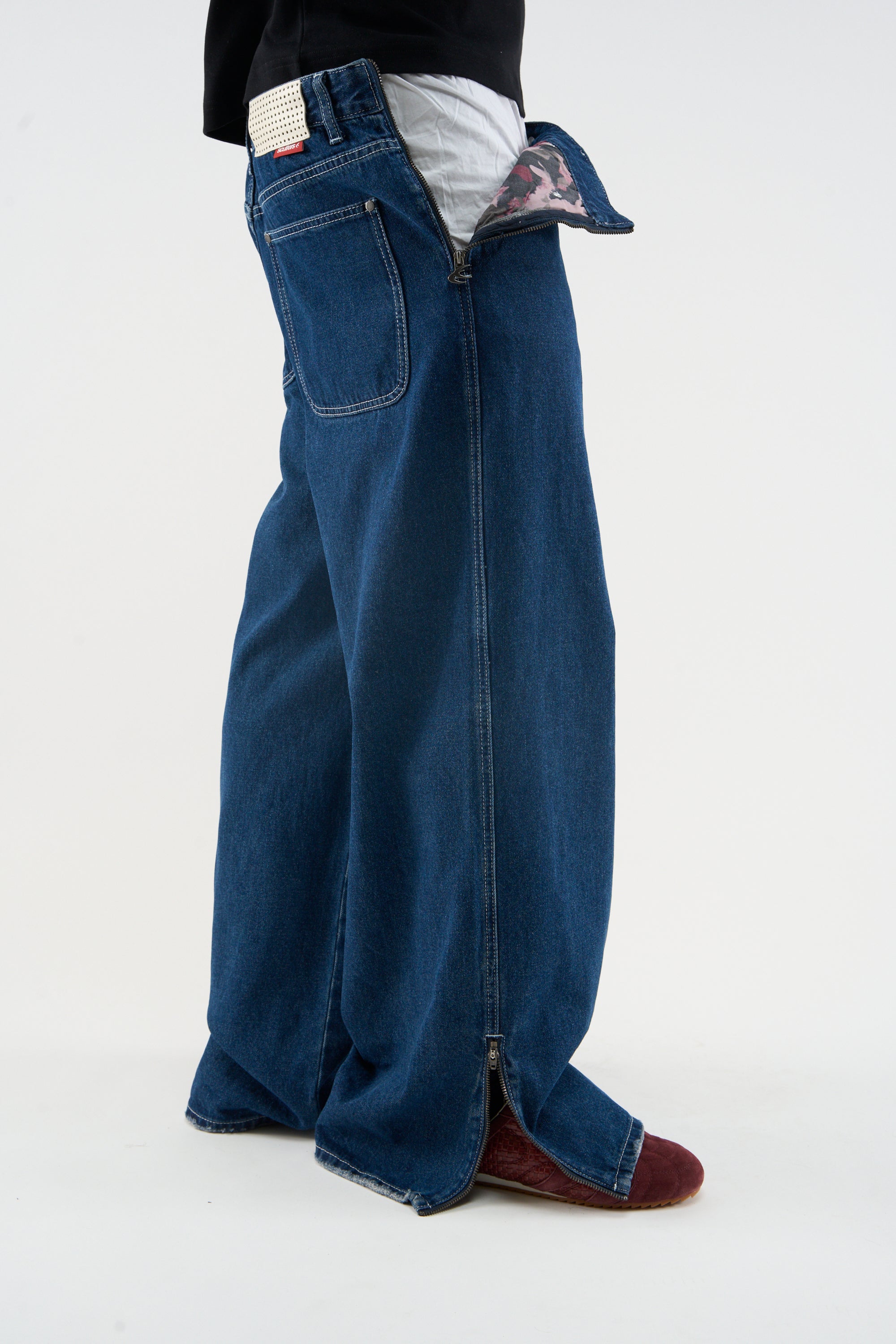 Zip Blue Pants