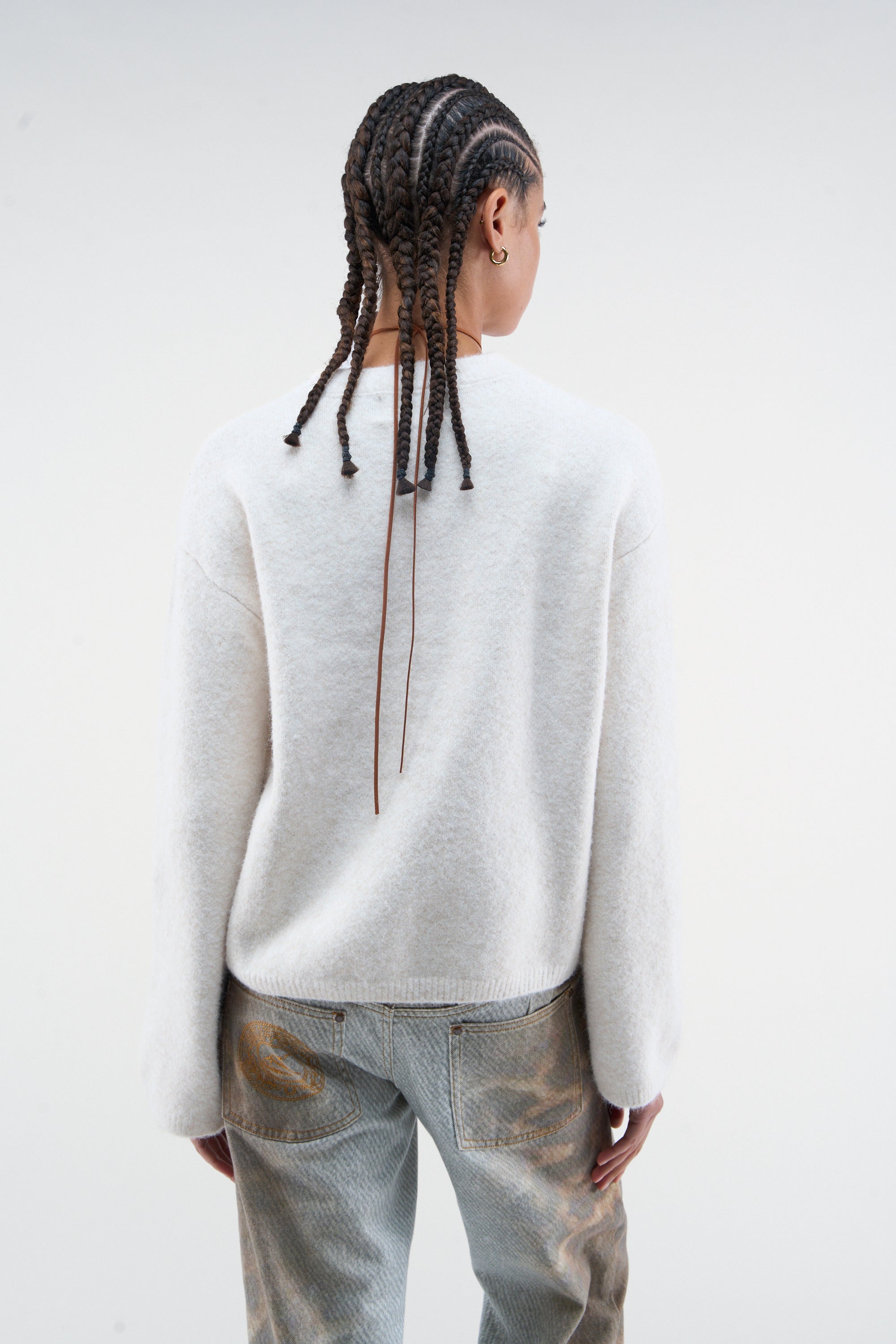 Blend Ecru Knit