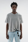 Beacon Light Grey Knit Polo