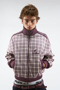 Mice Burgundy Zipper