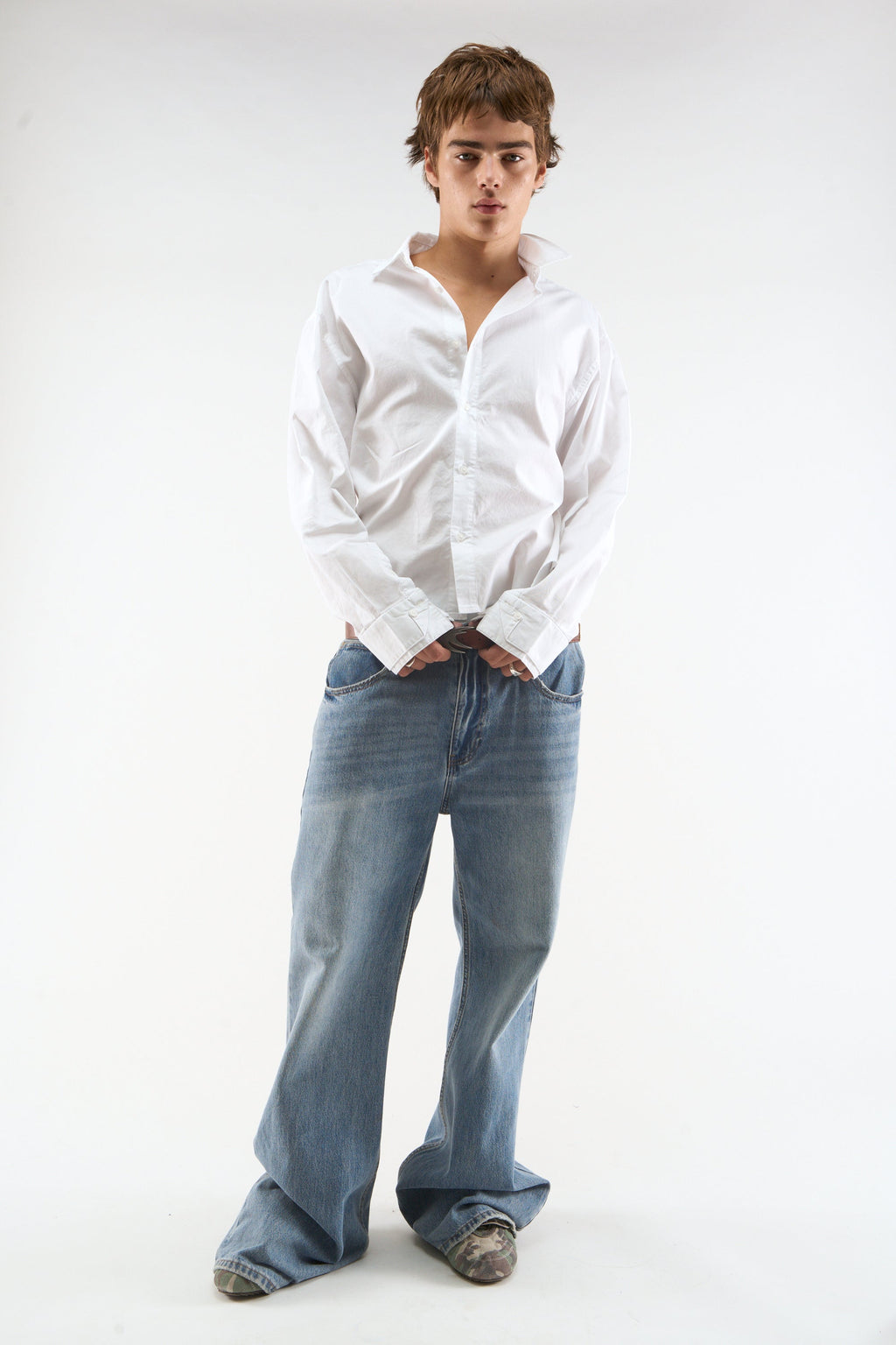 Pale White Shirt