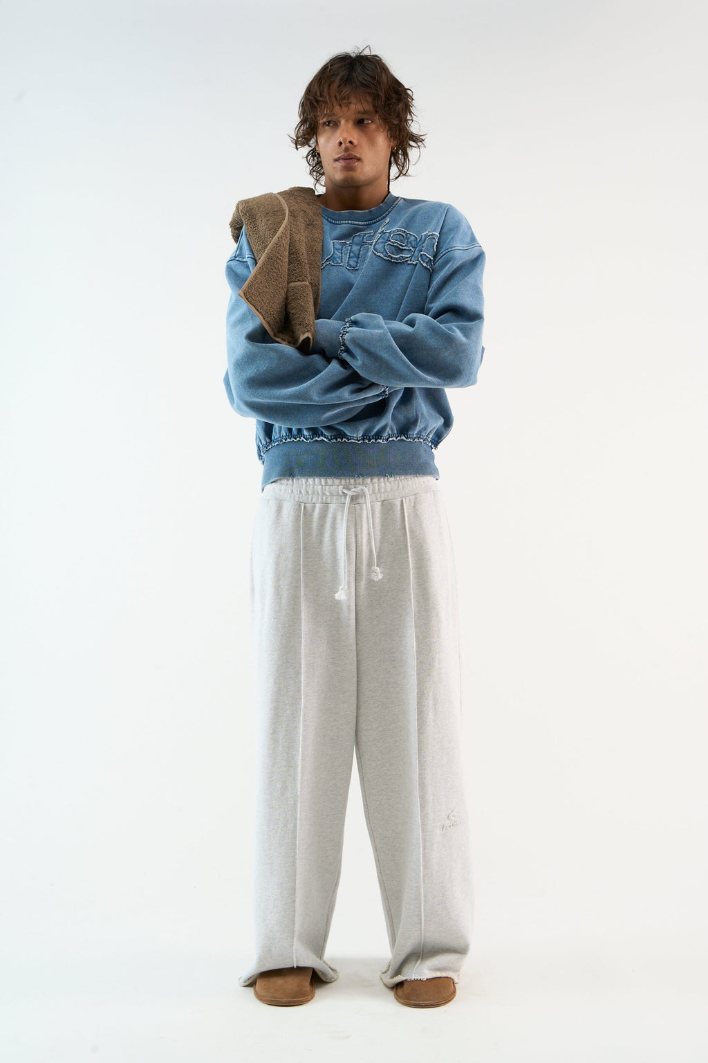 Denim Blue Crewneck