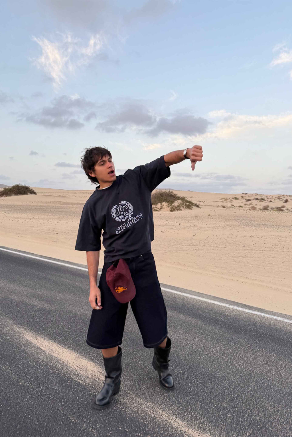 Jersey Navy T-Shirt