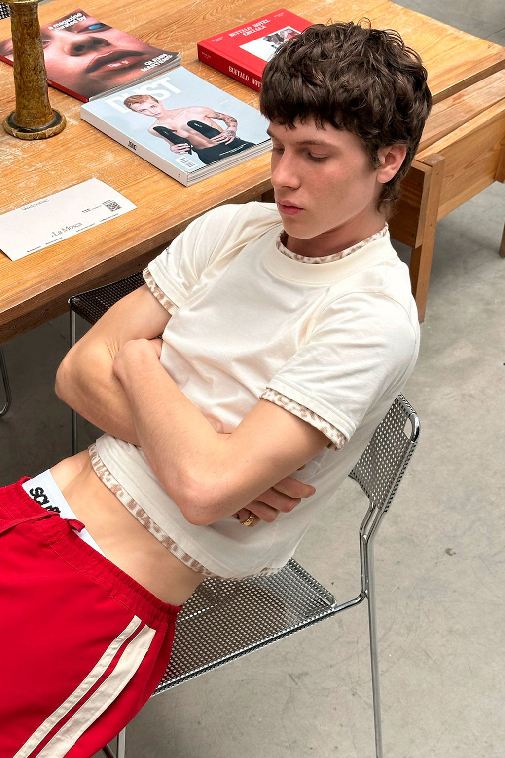 Leo Ecru Top