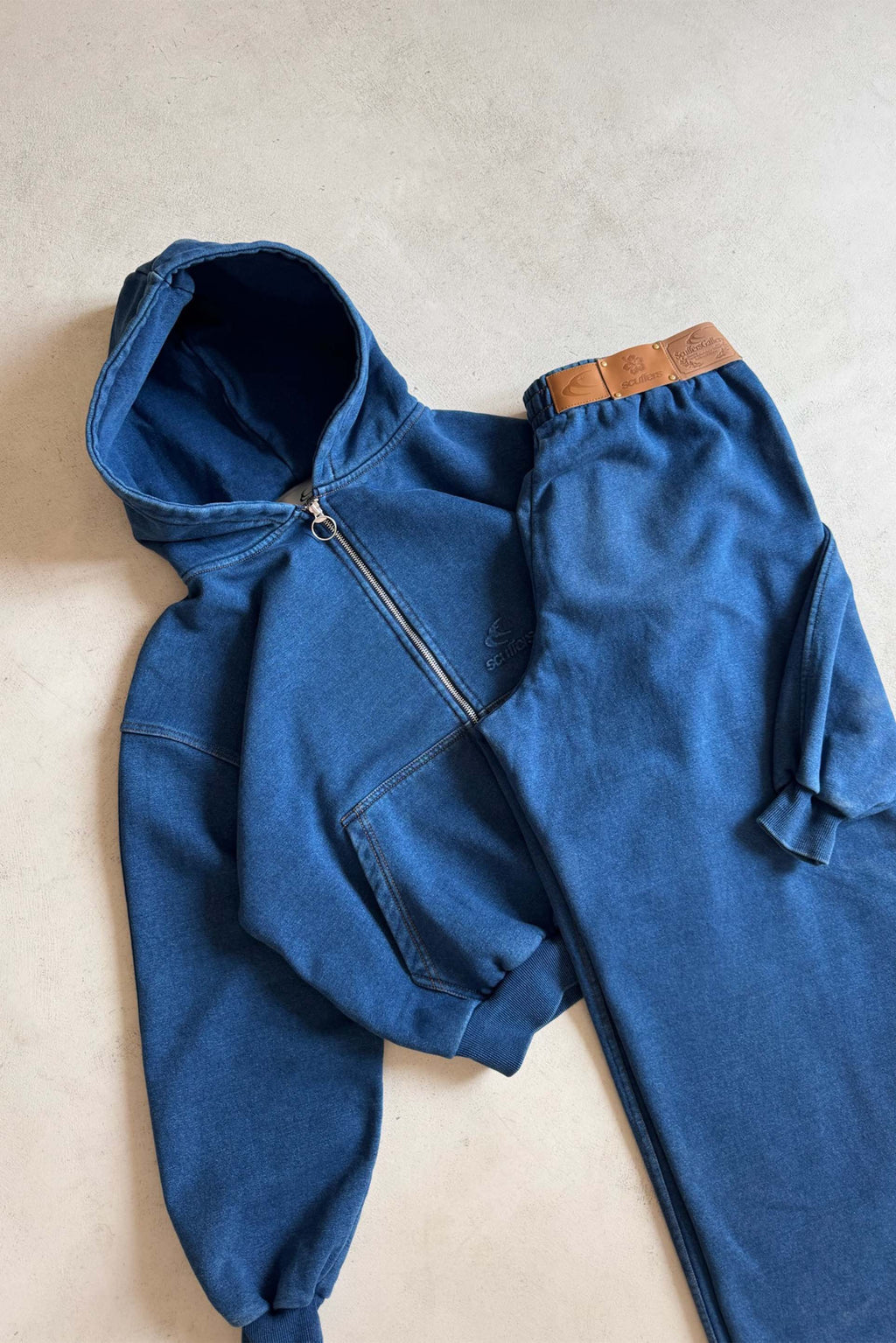 Scff Denim Zipper