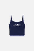 Jazzy Navy Top