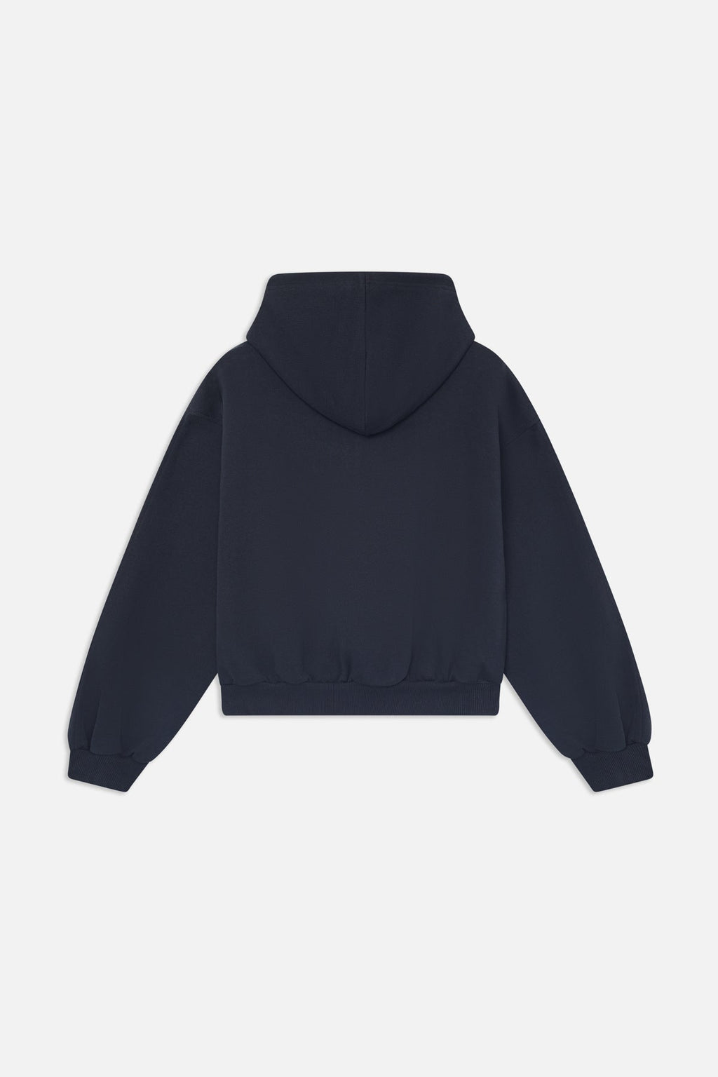 Logo Black Zipped Hoodie