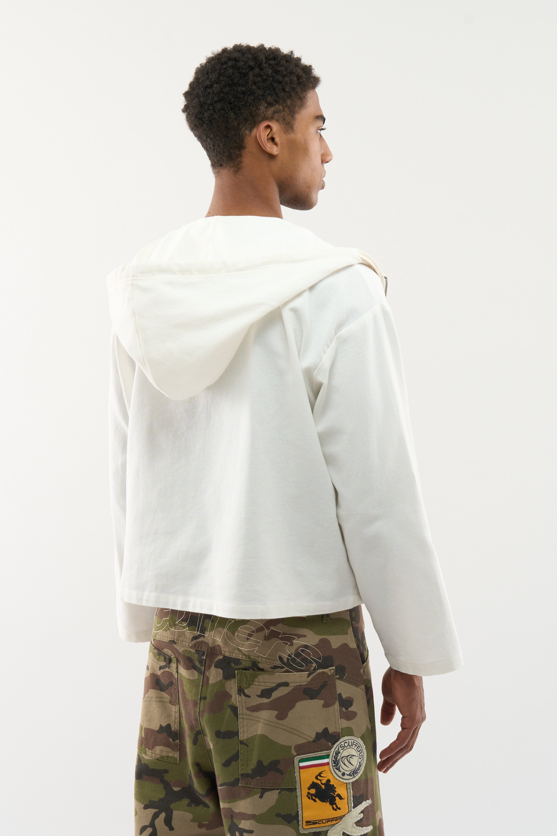 Masia Ecru Zipper