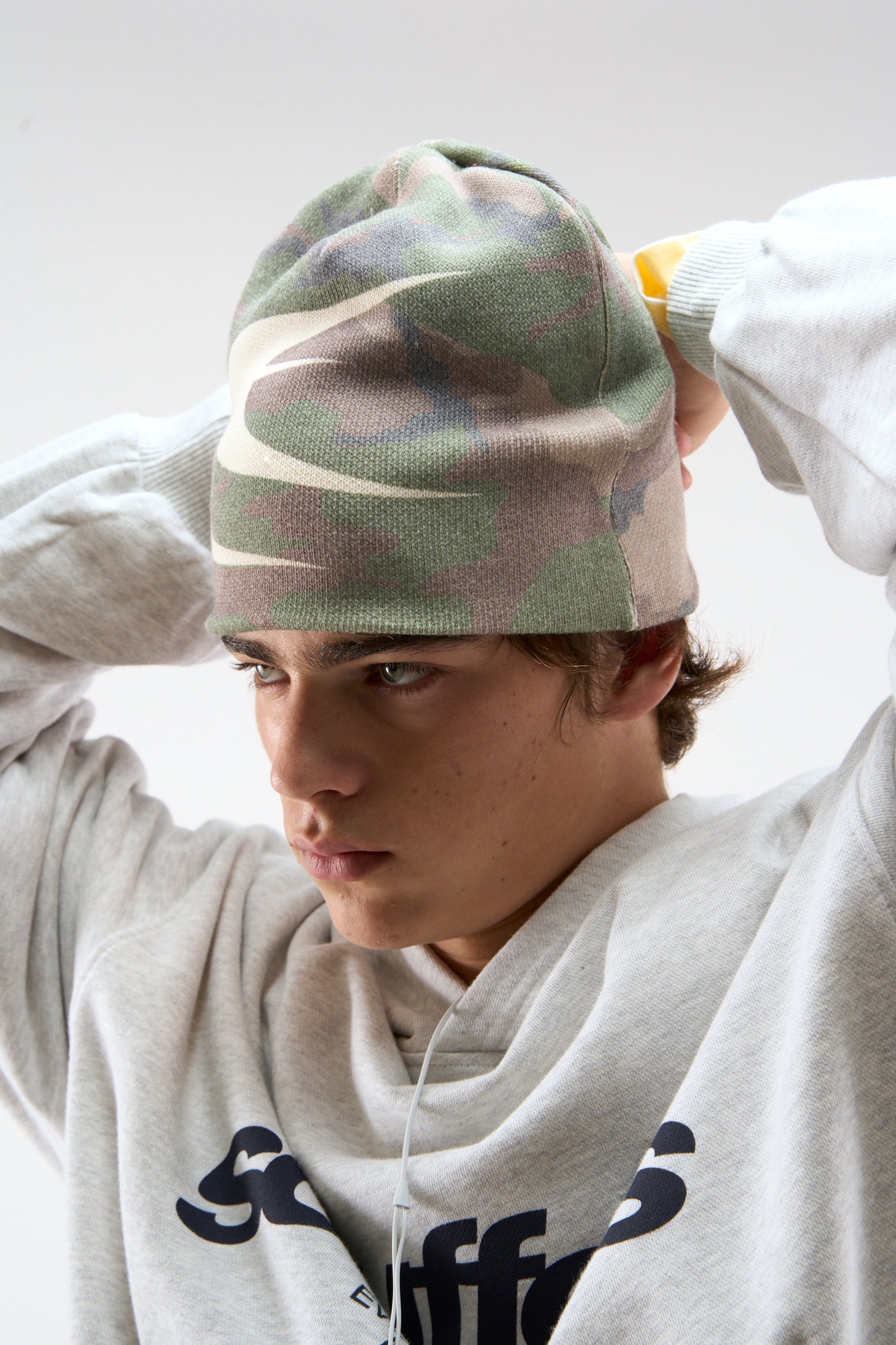 Camo Green Beanie