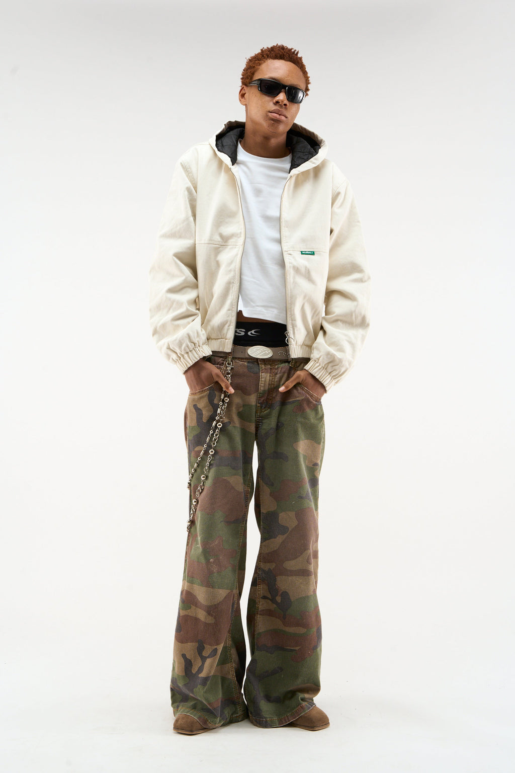 Stained Ecru Work Jacket