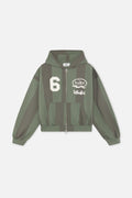 Picadilly Green Zipper