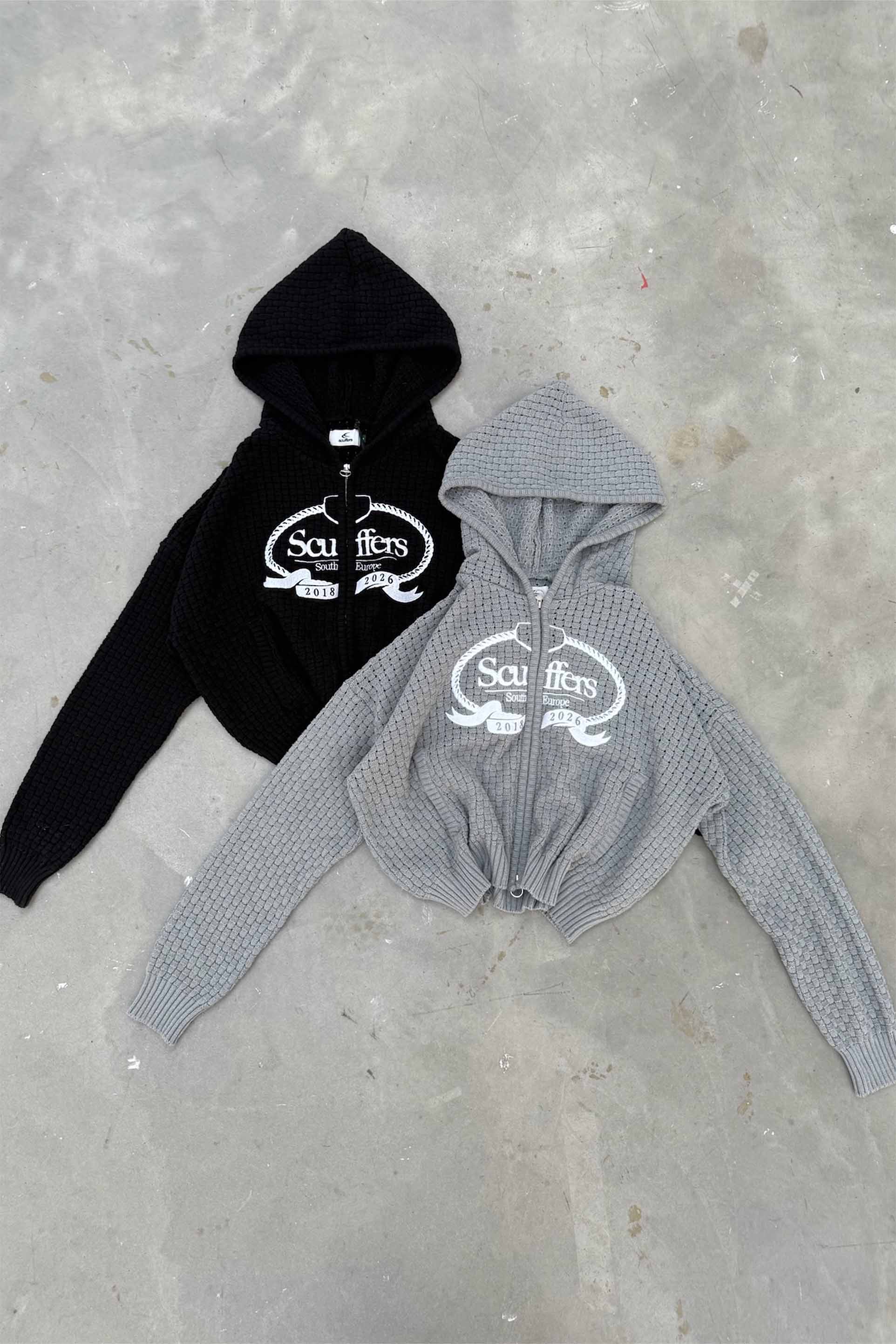 South Europe Dark Knit Zipper