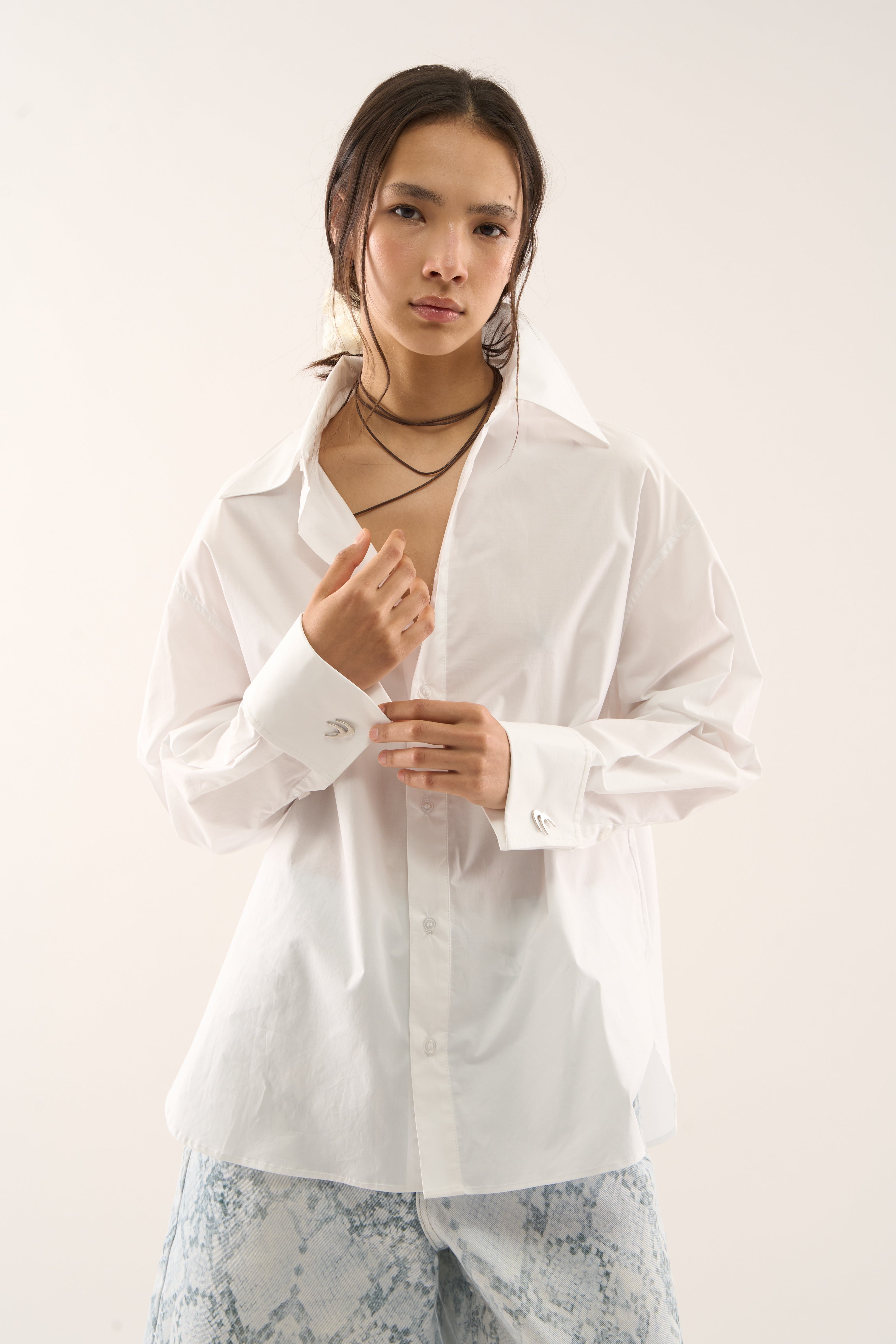 Night White Shirt