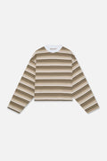 Sport Tech Brown Striped Longsleeve
