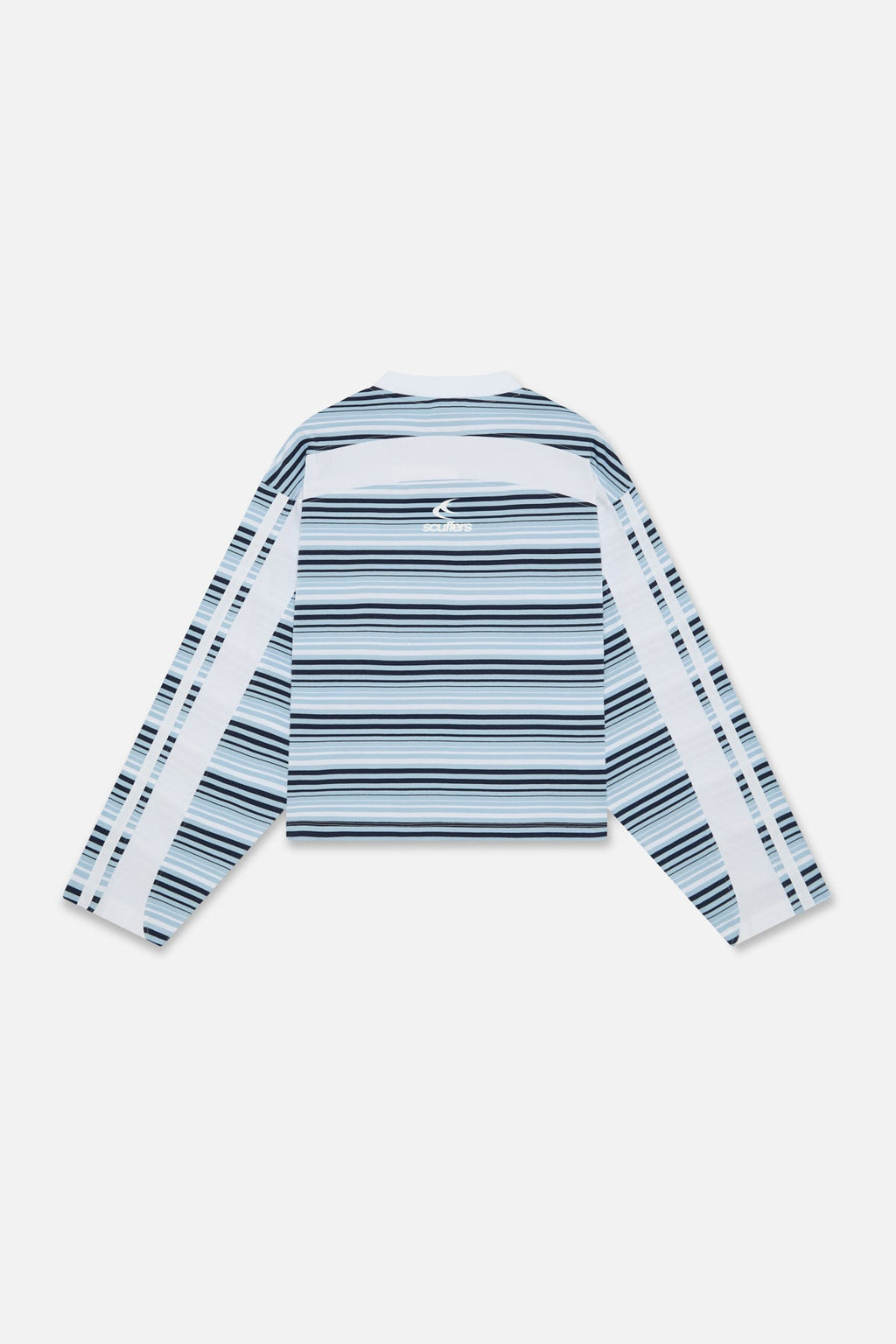 Sport Tech Navy Striped Longsleeve