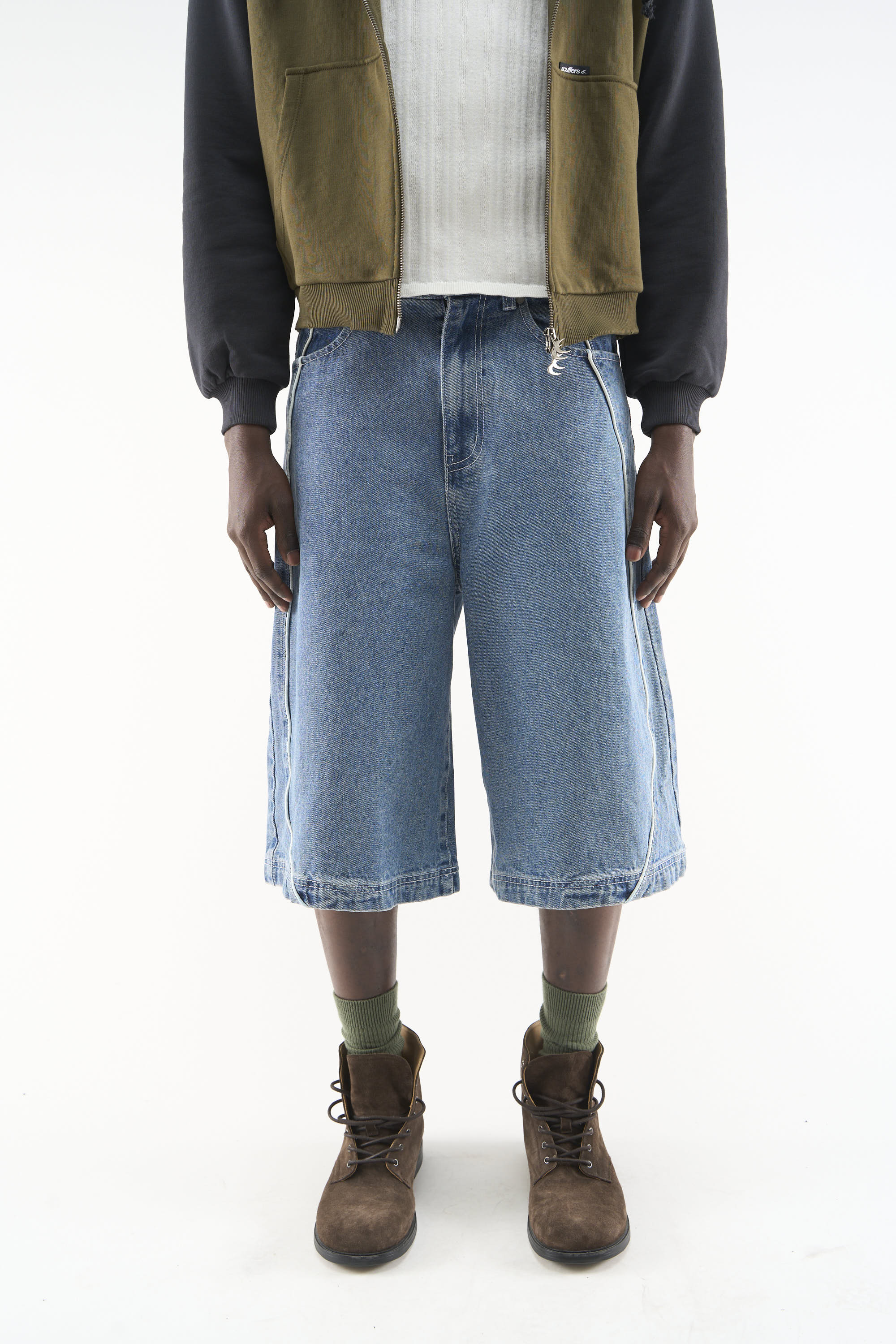 Mowa Blue Jorts