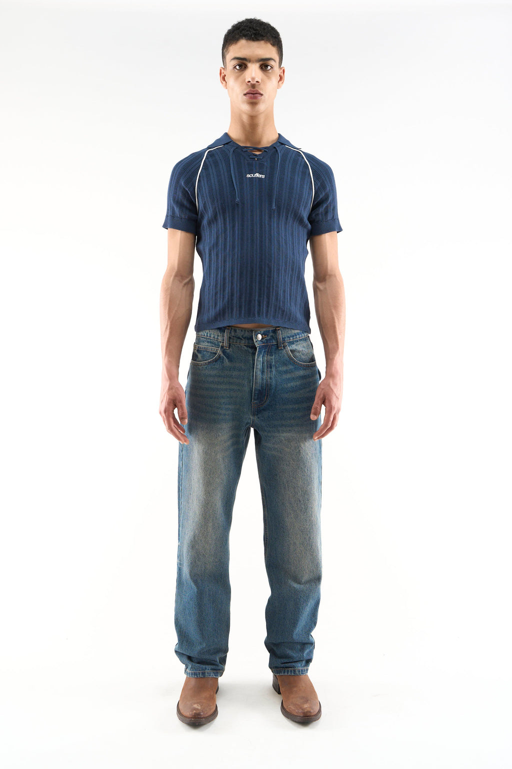 Roll Dark Blue Pants
