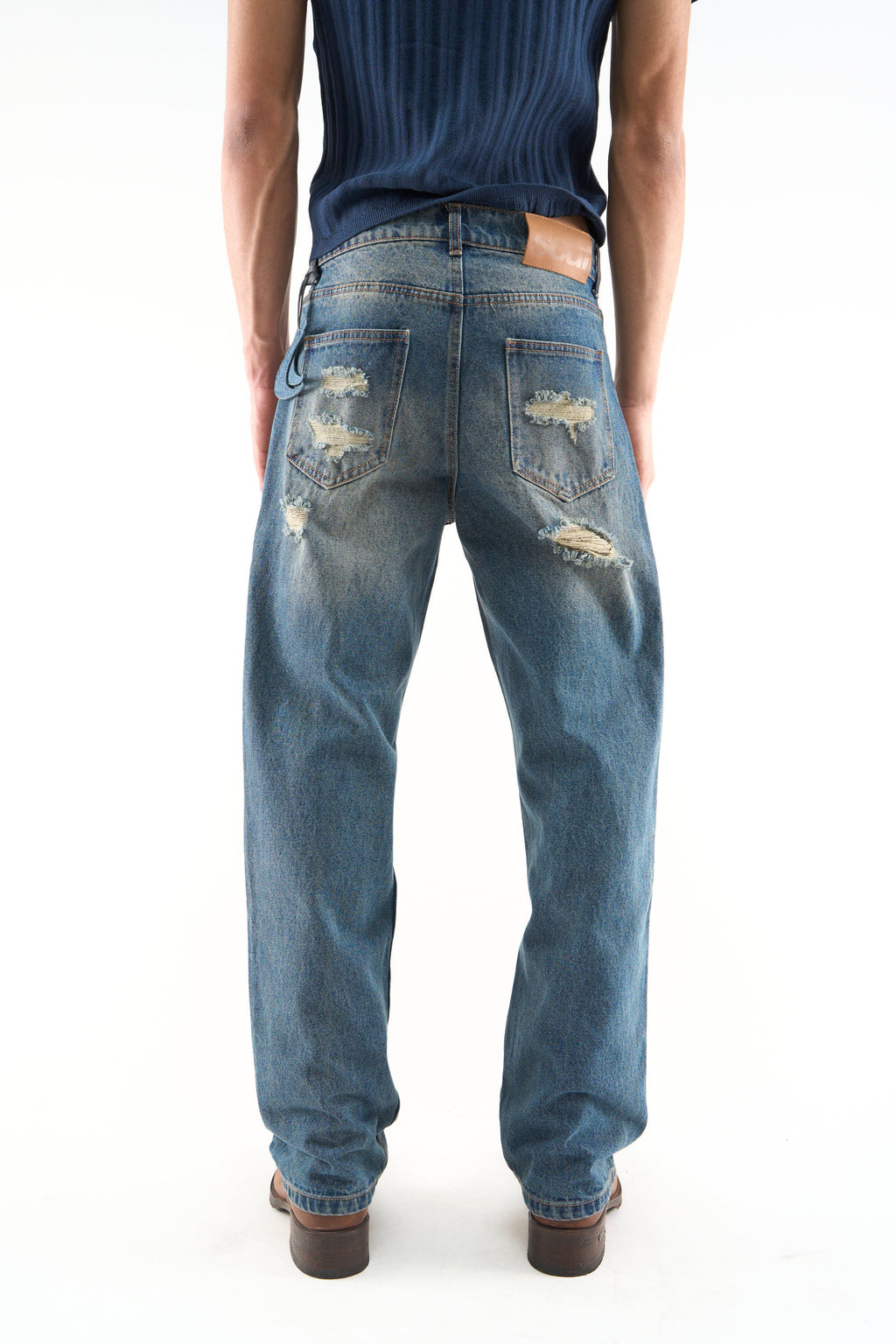 Roll Dark Blue Pants