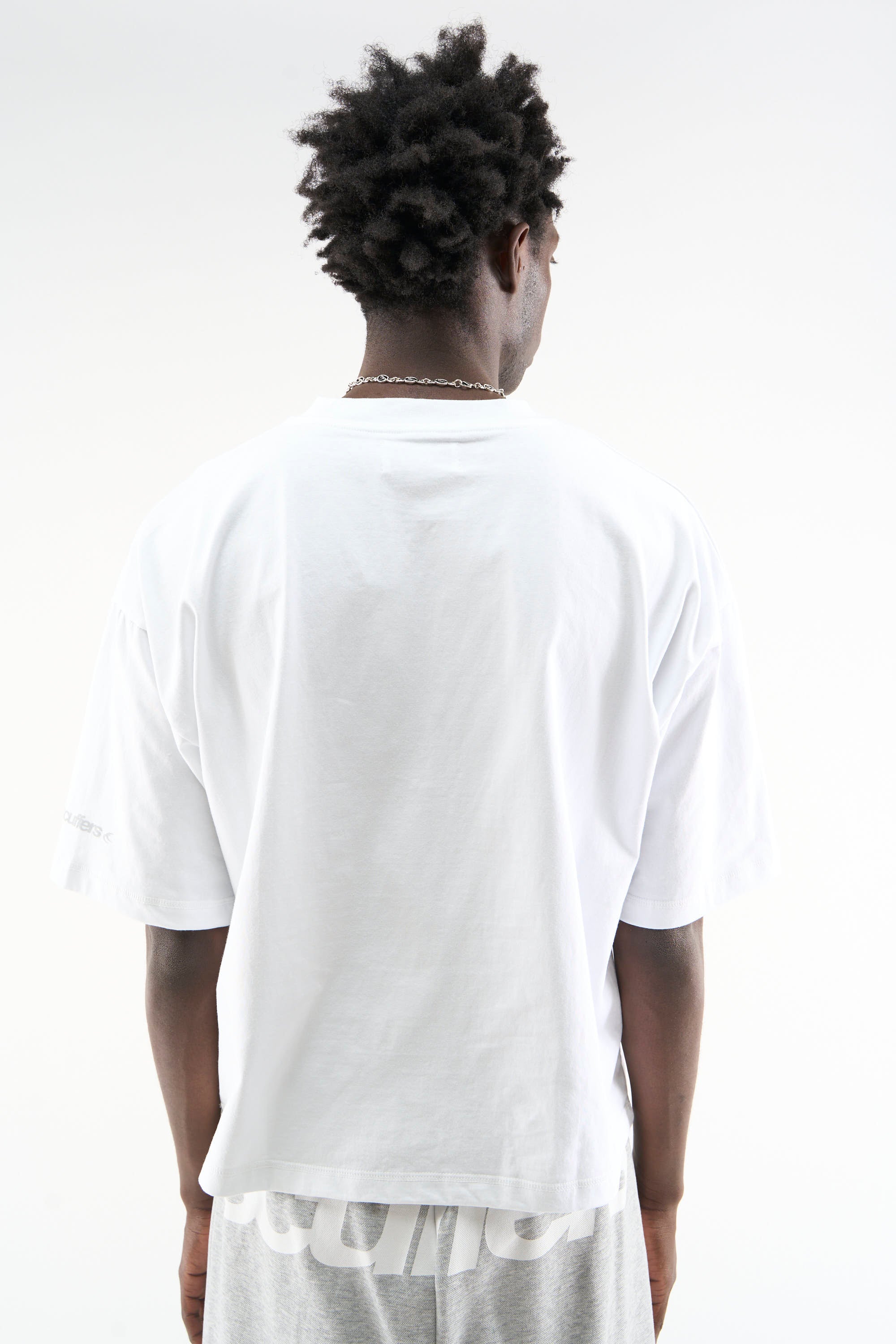 Earphones White T-Shirt
