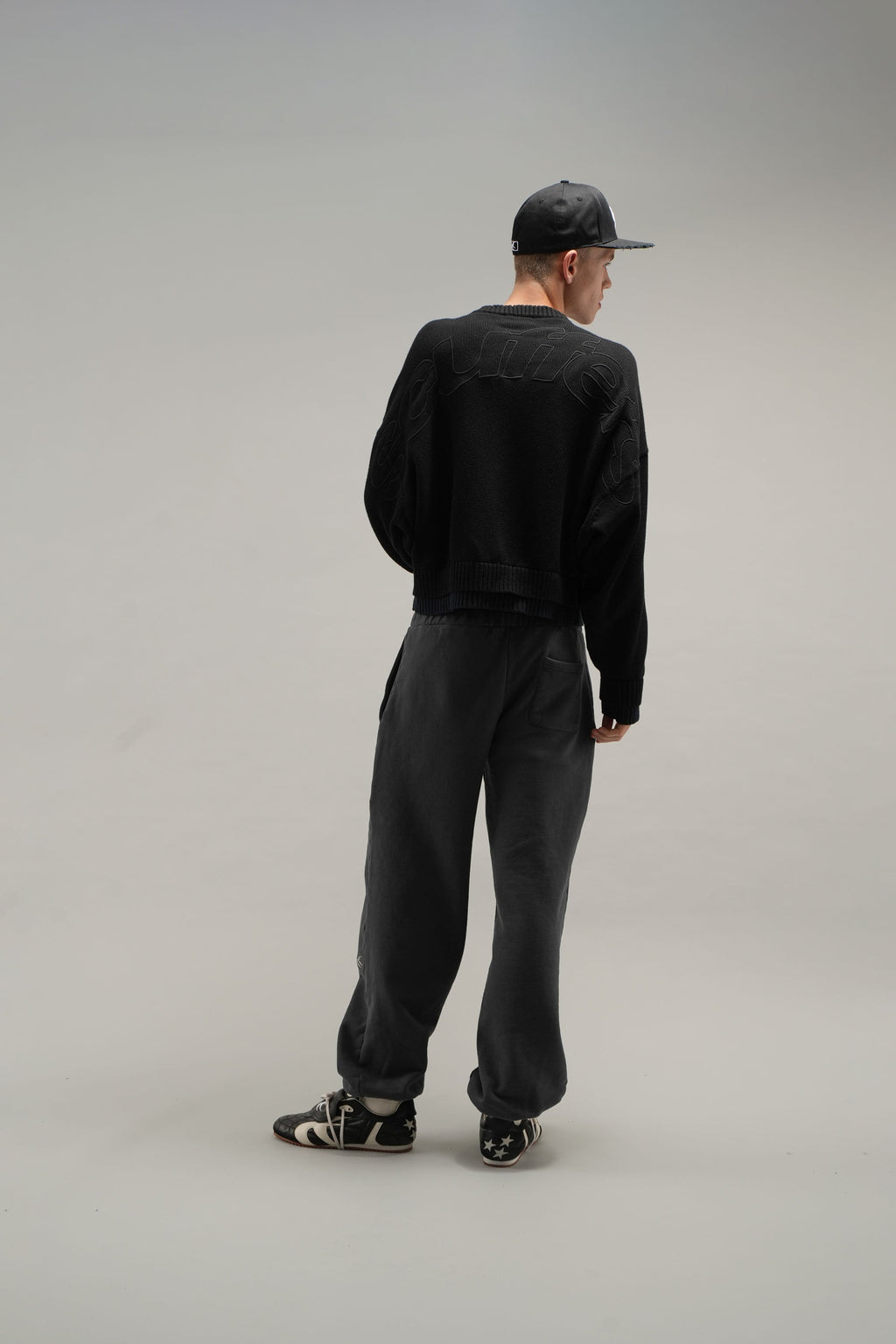 SCFF Fitted Black Cap