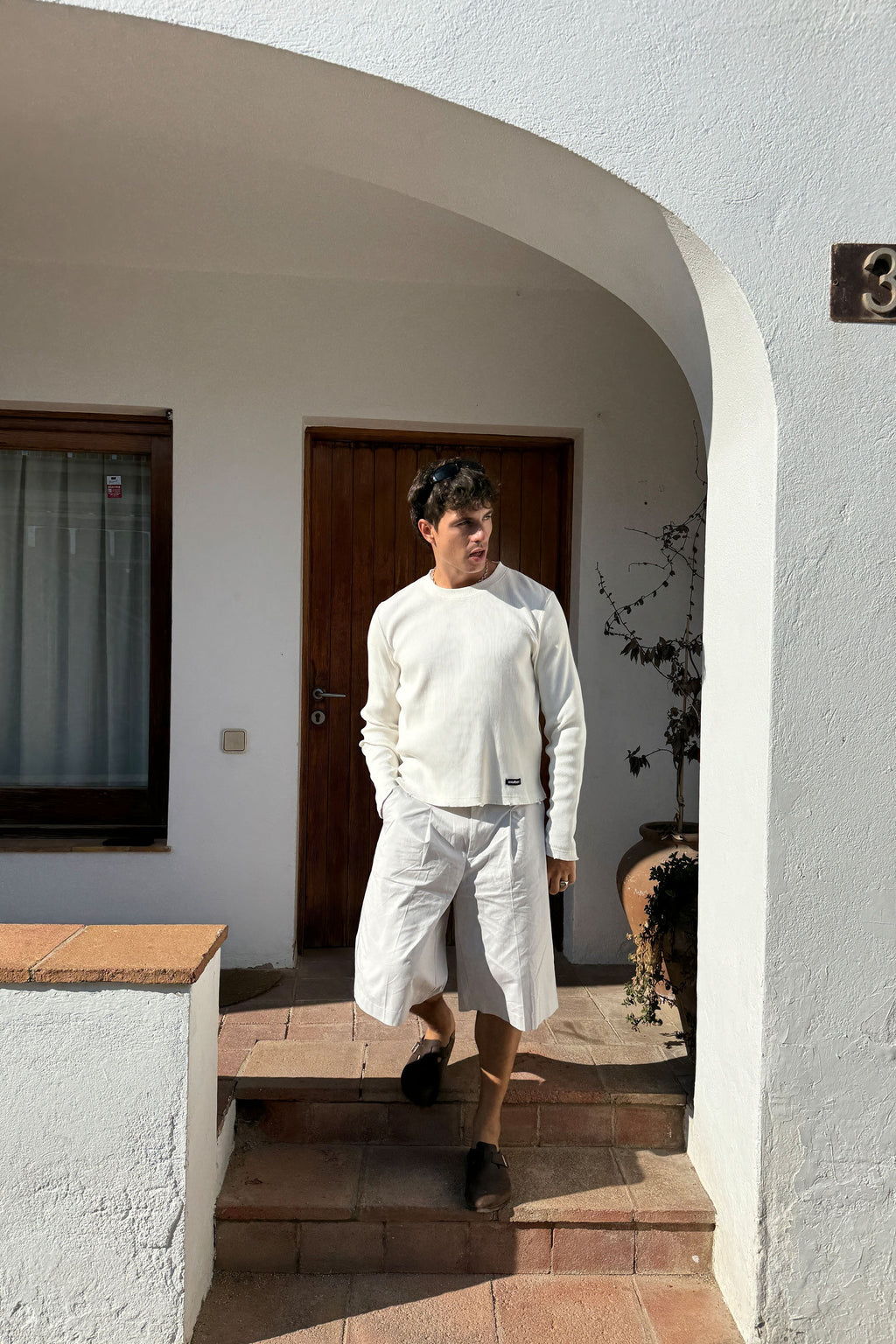 Lazy Ecru Longsleeve